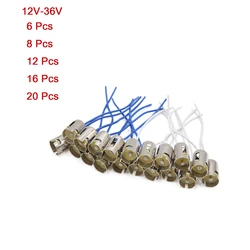 Portalámparas BA15s para intermitente 12-36 V con cableado