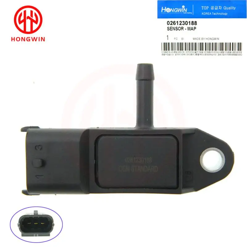 Nuevo sensor de presión absoluta Sensor de mapa para Daewoo BBuick GGMC Chevy CCadillac 0261230188 9015416