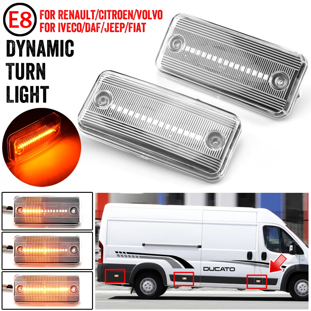 Lámpara LED dinámica posición Renault Midliner 1982-2000 indicador - imagen 2