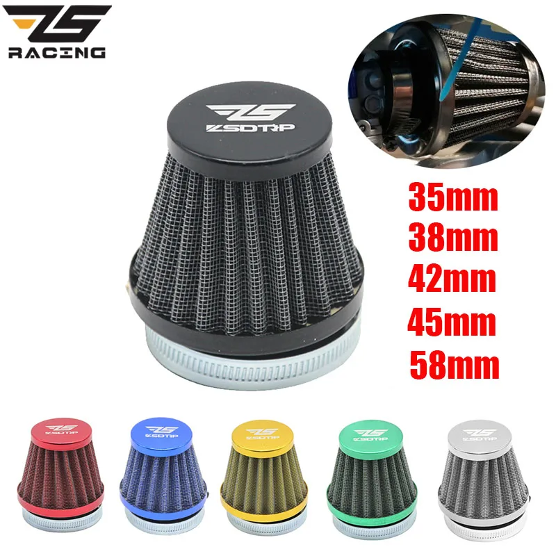 Filtro de aire ZS Racing para carburador MIKUNI OKO KOSO ø35-58 mm