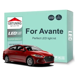 Kit de bombillas LED Canbus para interior Hyundai Avante