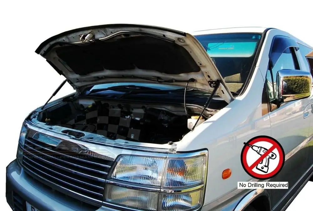 Amortiguadores de capó para Nissan Elgrand E50 e Isuzu Fargo Filly