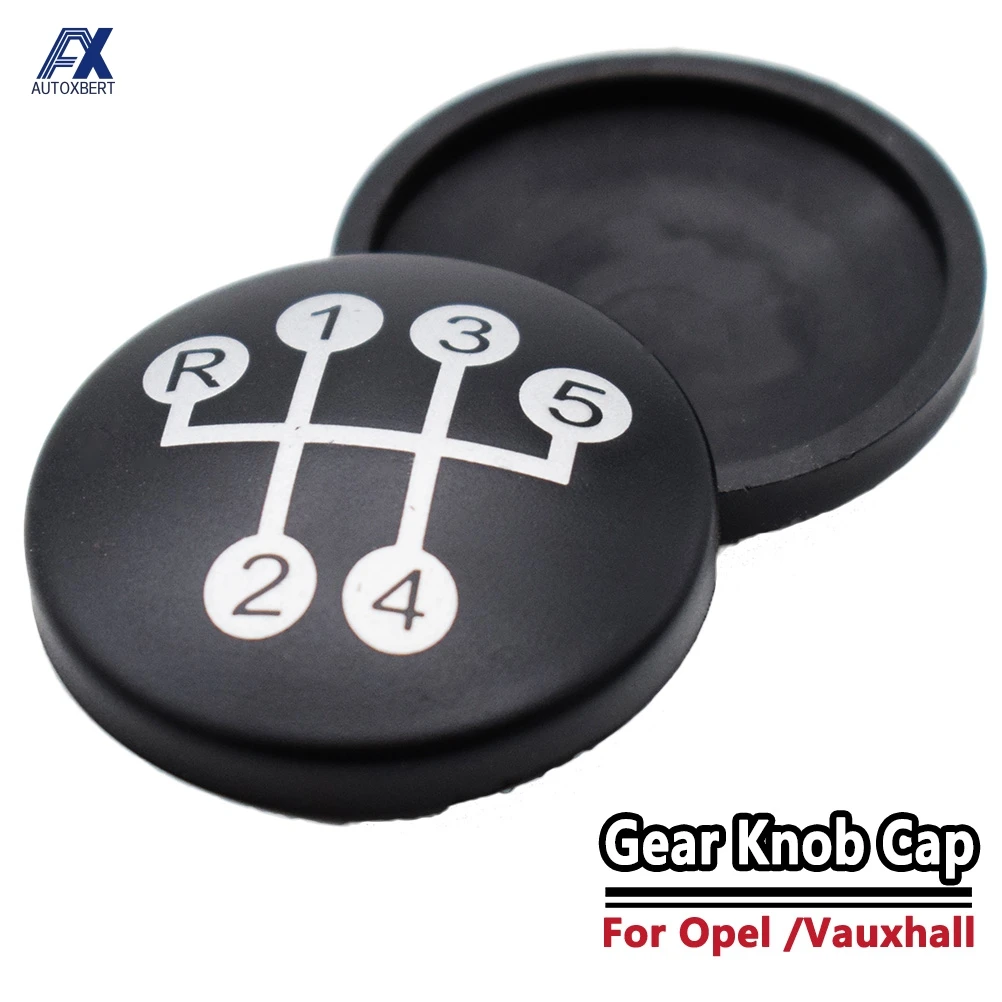 5 velocidad perilla del engranaje de Cap Decal ajuste Placa de inserción para Opel / Vauxhall Astra Corsa Meriva Tigra Vectra Zafira COMBO C