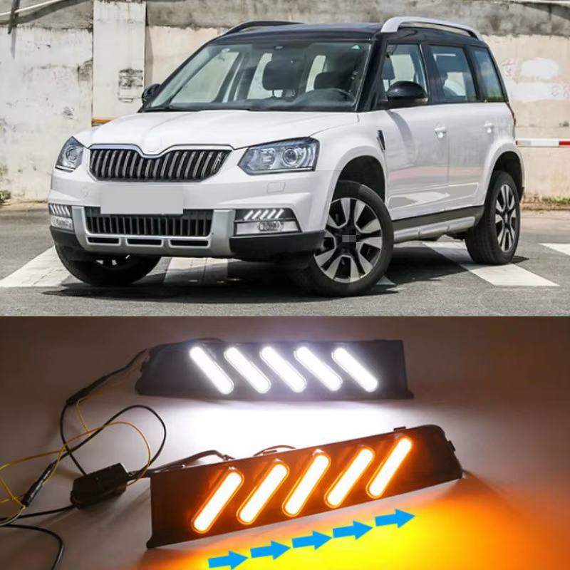 Conjunto de luces LED diurnas para Skoda Yeti
