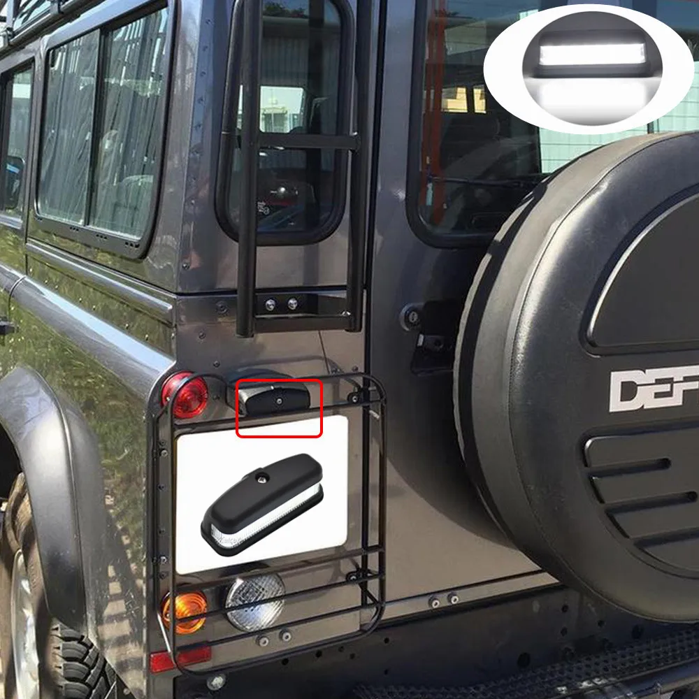 Land Rover Series 2/2A/3 y Defender 90/110/130 Luz de matrícula LED - imagen 5
