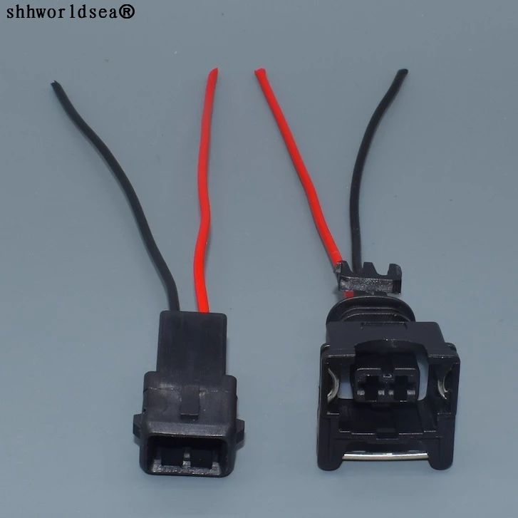 Shhworldsea 282189-1, conector EV1 estanco de 2 pines para inyector - imagen 2
