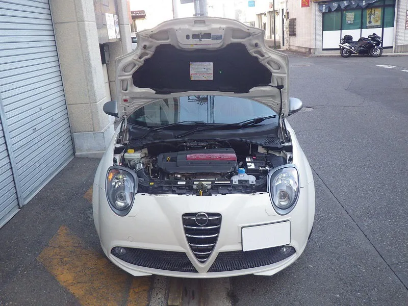 Amortiguador de gas para capó Alfa Romeo MiTo 2008-2018