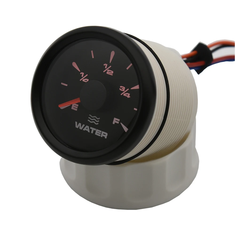 Aforador nivel agua 52 mm, sensor 0-190 ohmios para coche y barco - imagen 4