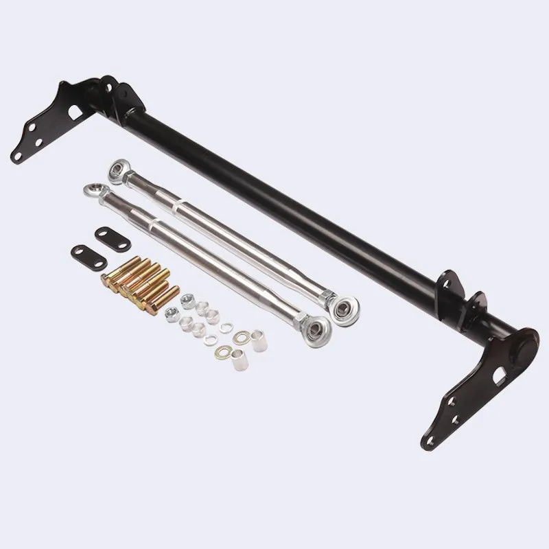 Barra de tracción delantera negra Honda Civic EF/CRX 1988-1991 - imagen 5