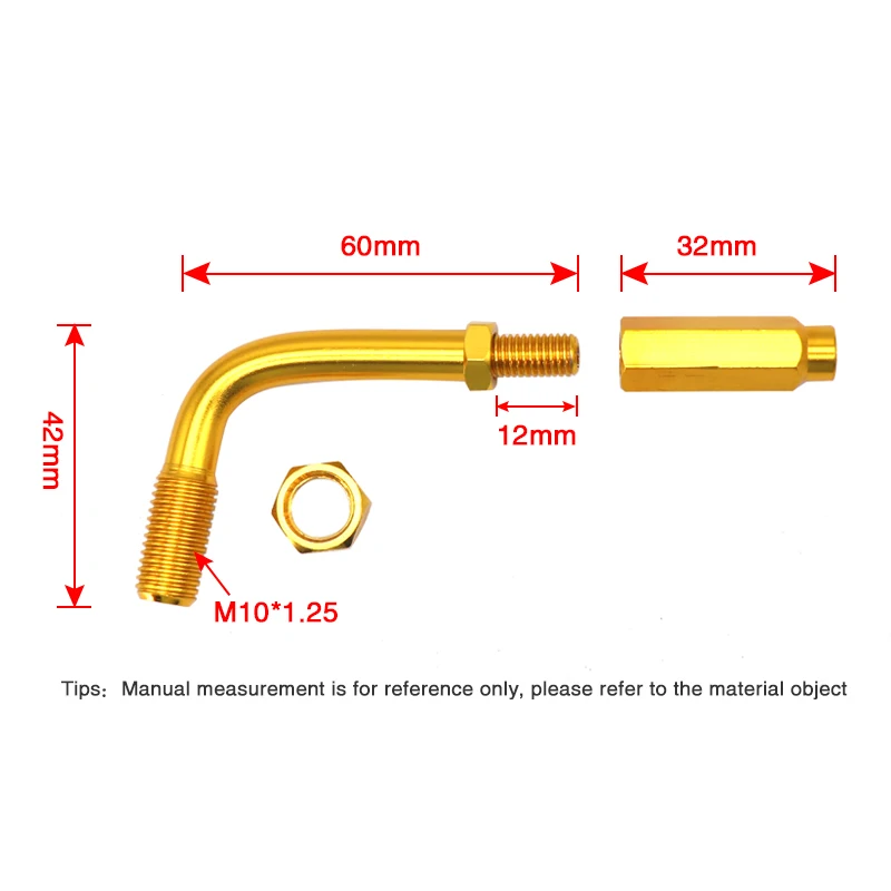 ZSDTRP Ajustador cable acelerador aluminio 90° M10 – para coche - imagen 3