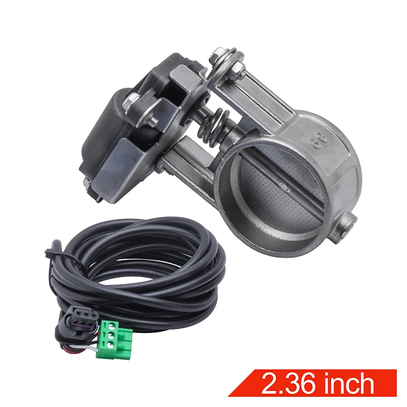 Válvula de escape eléctrica universal con mando remoto y kit tubería - imagen 4