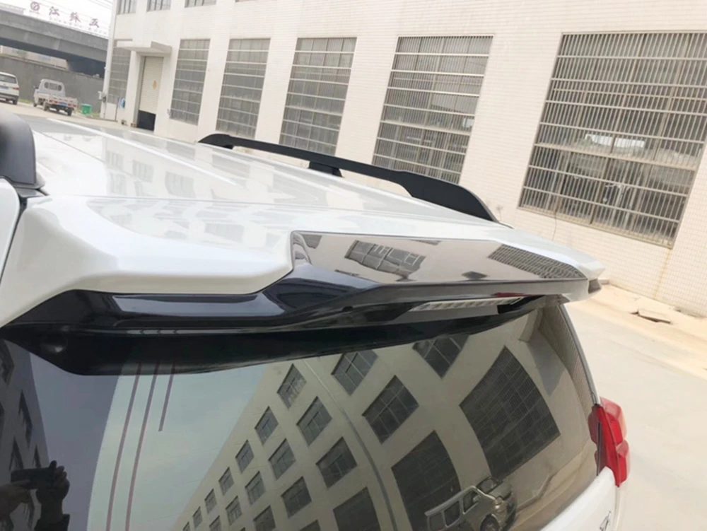 Alerón trasero de plástico ABS para maletero, pieza de automóvil, Color blanco y negro, para Toyota Cruiser Prado FJ150 FJ 150 2010-2019 - imagen 3