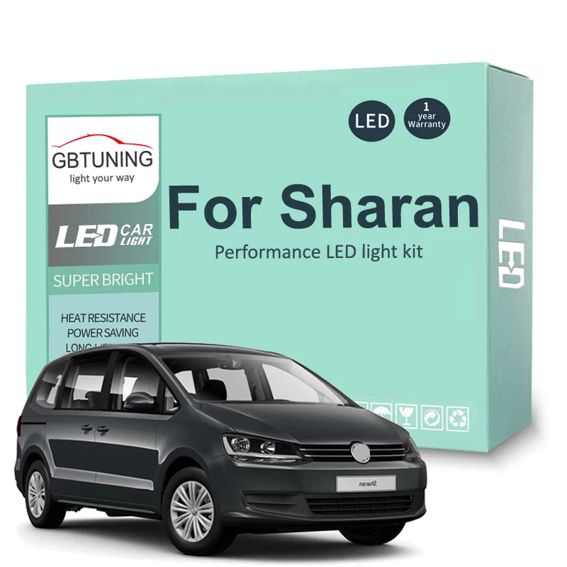 Kit LED interior Canbus para Volkswagen Sharan 7M/7N 1995-2019