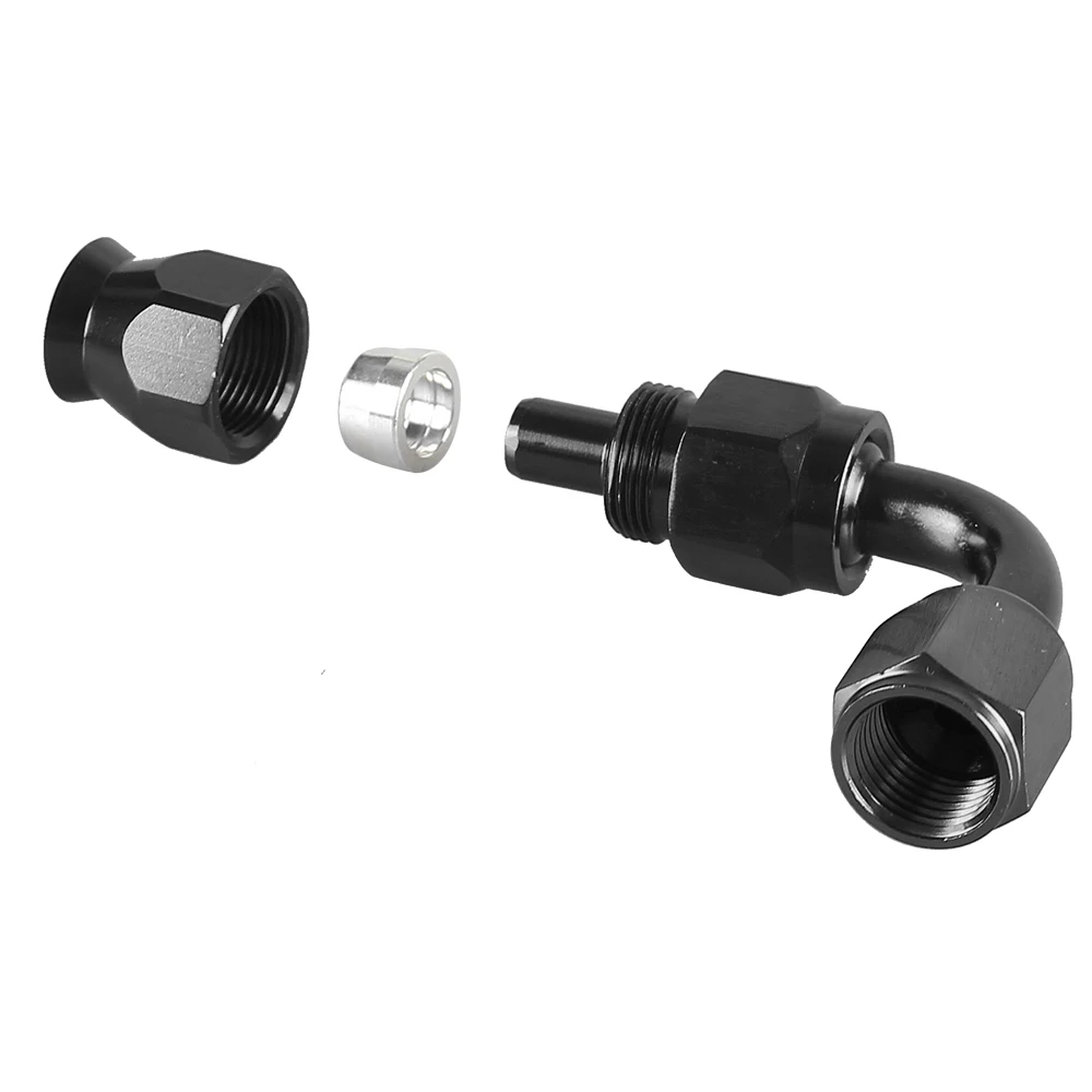 Racor AN reutilizable para manguera PTFE de combustible y aceite - imagen 4