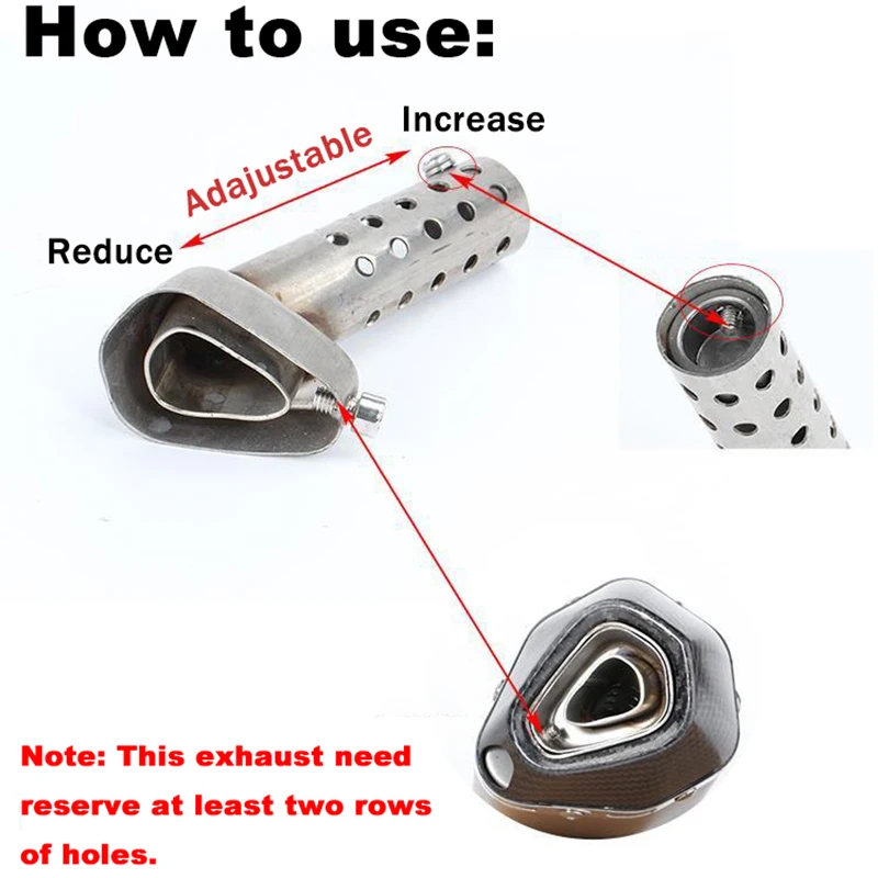 Akrapovic silenciador de escape ajustable DB Killer – reduce ruido - imagen 3