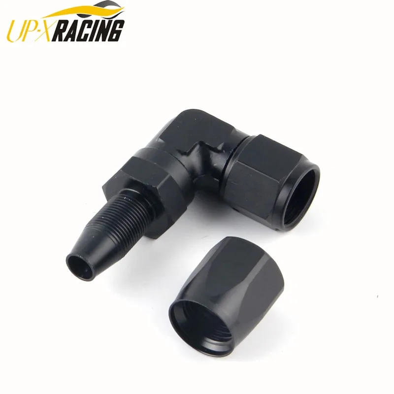 Conector aluminio forjado 90° para mangueras de aceite y combustible - imagen 5