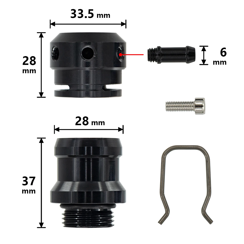 Kit de eliminación válvula PCV de aluminio para motores VAG EA113 - imagen 4