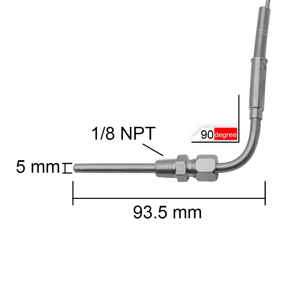 Medidor temperatura escape digital 0-1000°C con sonda ETM01 - imagen 3