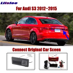 Cámara de marcha atrás dinámica para Audi A3 8V con pantalla original