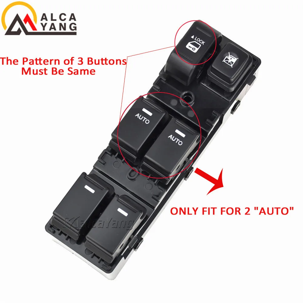 Para KIA Sorento 2010 2011 2012 interruptor de ventanilla eléctrica delantera izquierda 93570-2P200 935702 P200 93573-2P200 935732 P200 - imagen 4