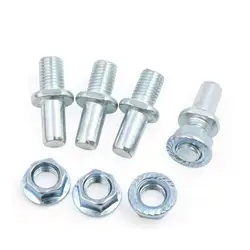 Tornillos piñón M10x1.2 para Honda CG125 – Acero plateado tracción trasera