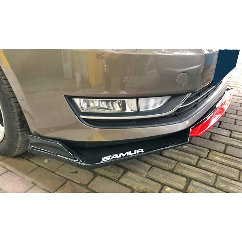 Protector del labio delantero de carbono para Volkswagen Passat B7 - imagen 3