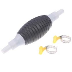 Bomba Manual Universal para Trasiego de Gasolina y Aceite con Sifón