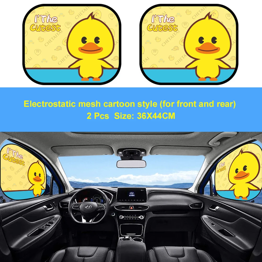 Cortinas parasol laterales para coche con dibujos infantiles - imagen 3