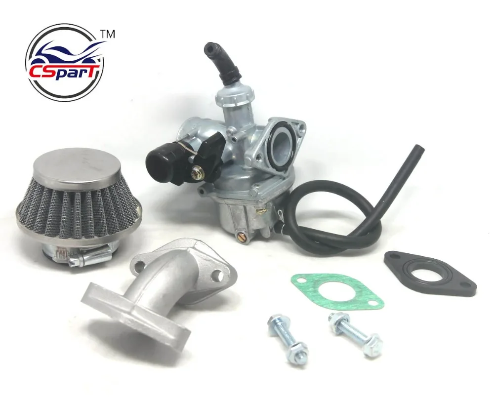PZ19-Tubo de admisión de carburador de 19mm, filtro de aire de combustible, 50cc, 70cc, 90cc, 110cc, 125cc, Quad ATV, Taotao, Sunl, newoke - imagen 3