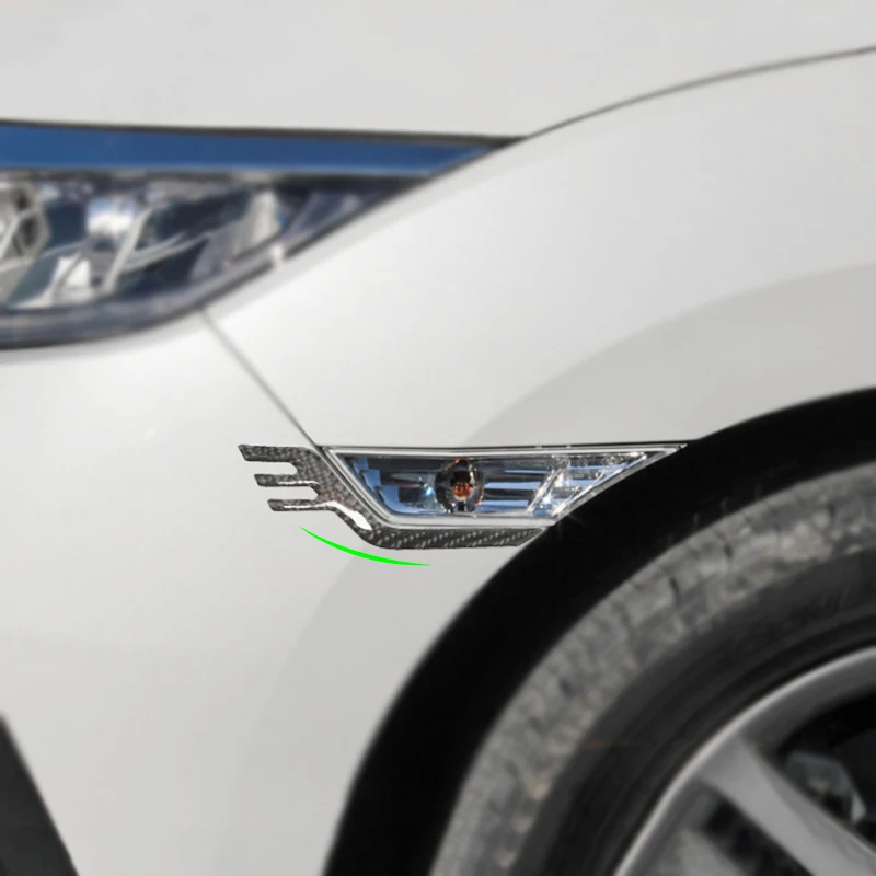 Párpados de faro en fibra de carbono para Honda Civic X 2016-2019