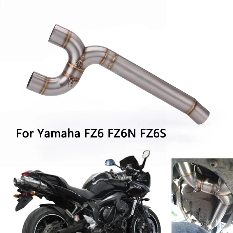 Tubo intermedio de escape para Yamaha FZ6 y FZ6N (2004-2009)