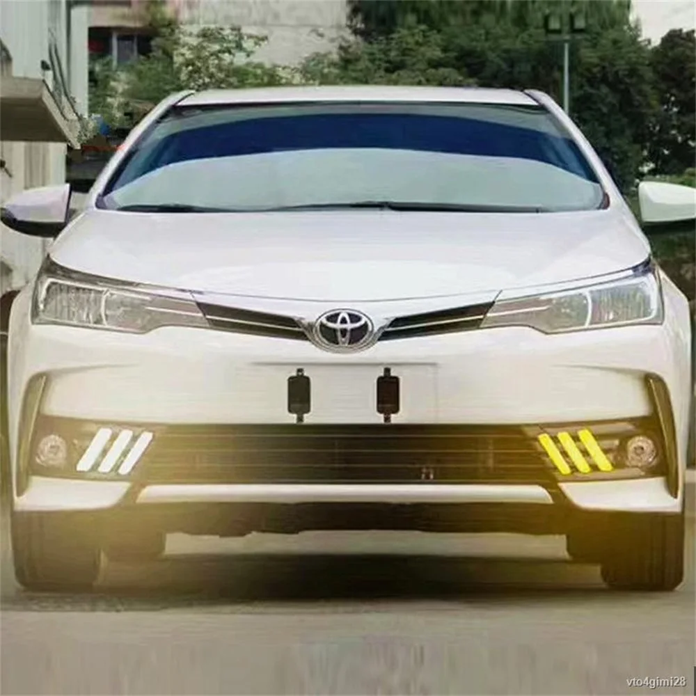 Aplicación estética de la tira DRL en el frontal