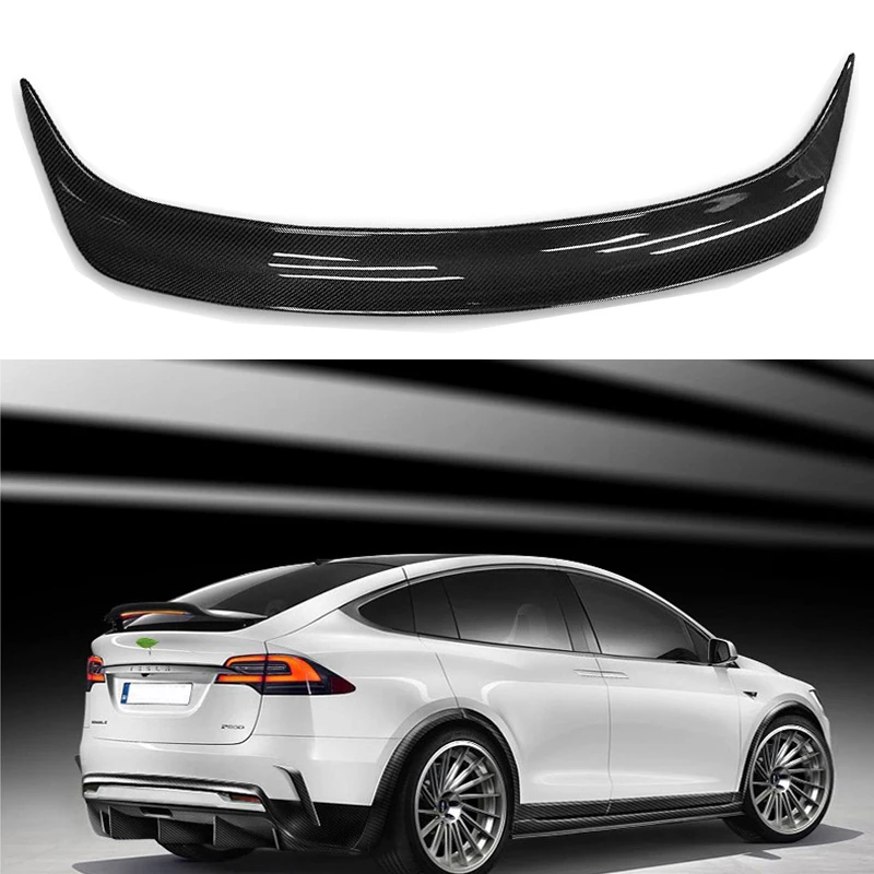 Alerón trasero fibra de carbono Tesla Model X 2016+ Original