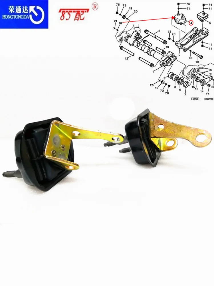 Soporte eje trasero 513169/513170 Peugeot 306, Citroën ZX y AX