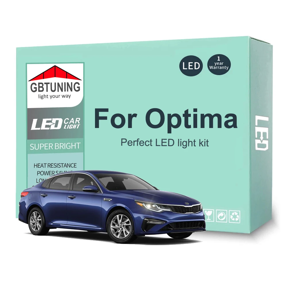Kit bombillas LED Canbus interior KIA Optima K5 y Magentis