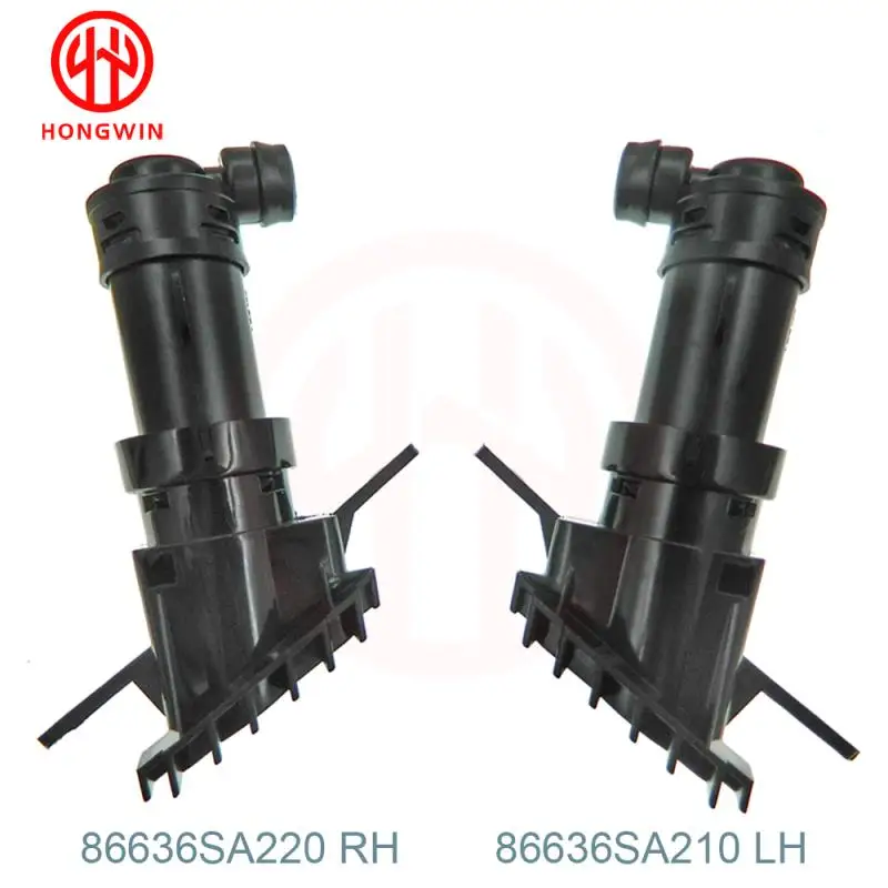 OEM: 86636-SA210(LH),86636-SA220(RH) Boquilla de lavado de faros con tapa para Subaru Forester SG 2005 2006 2007 - imagen 2