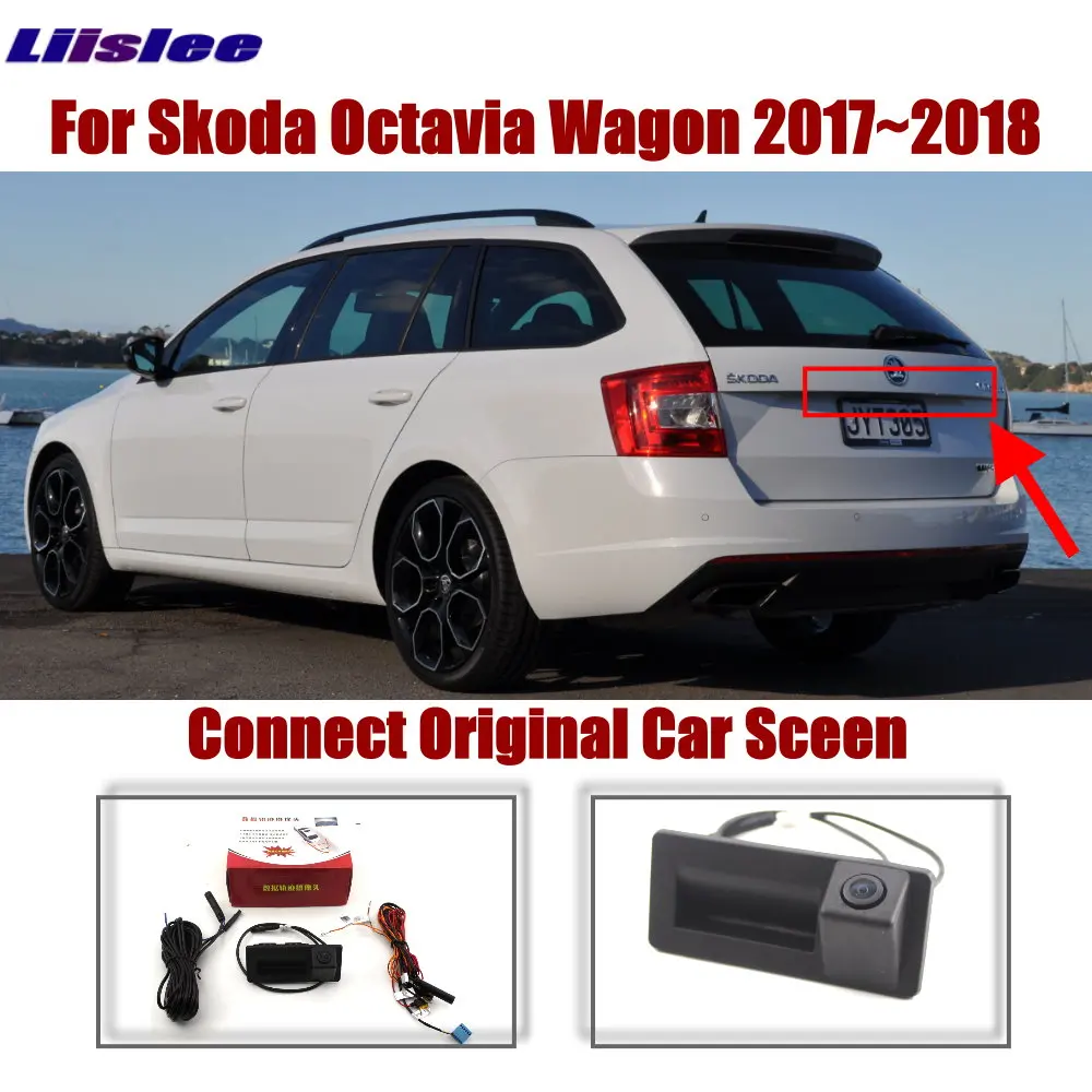 Cámara de marcha atrás dinámica para Skoda Octavia Mk3 2012-2019 - imagen 2