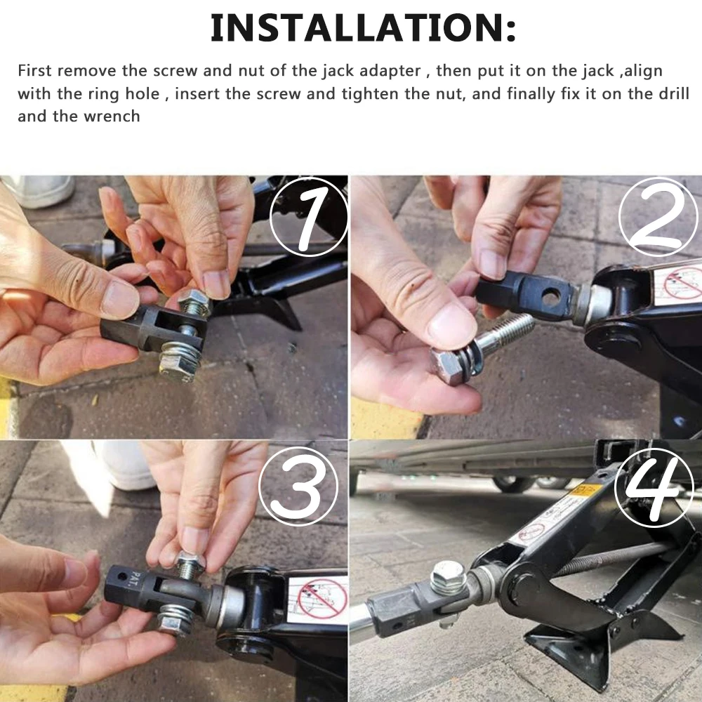 Herramienta elevadora de conectores de coche con adaptador de carraca - imagen 4