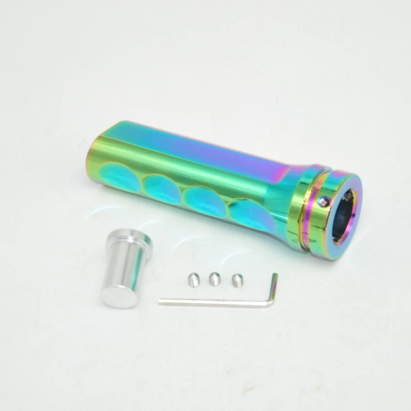 Funda de freno de mano de aluminio universal Neo Chrome azul - imagen 4