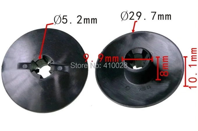 Clips y sujetadores de plástico para automóvil shhworldsea, almohadilla aislante de pared frontal a presión para gm 94530387