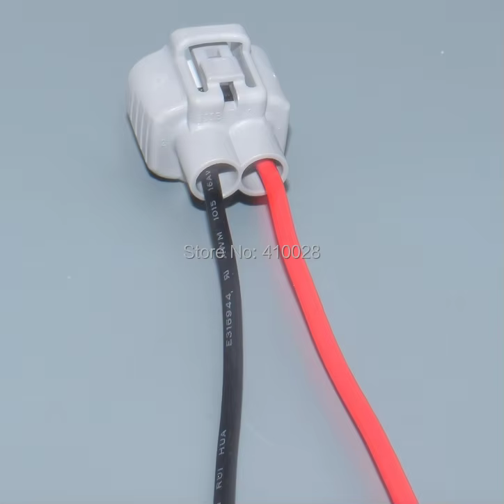 Conector enchufe motor 2 pines 4,8 mm hembra HID para Toyota - imagen 3