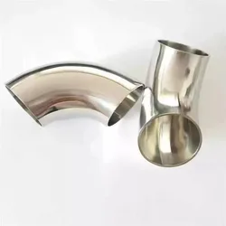 Codo 90° escape acero inoxidable 304 para coche – tubo curvo soldado a tope