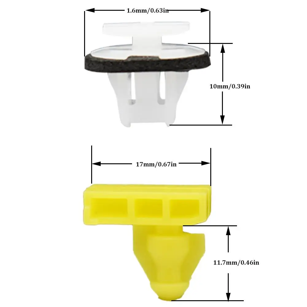 Clips paragolpes Nissan Juke X-Trail Murano - Kit carrocería - imagen 4