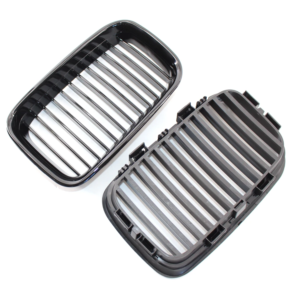 Parrilla delantera negra ABS para BMW E36 318i-328i y M3 1994-1996 - imagen 4