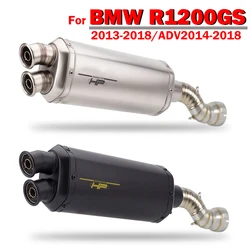 Tubo intermedio escape con silenciador BMW R1200GS ADV 2013-2018
