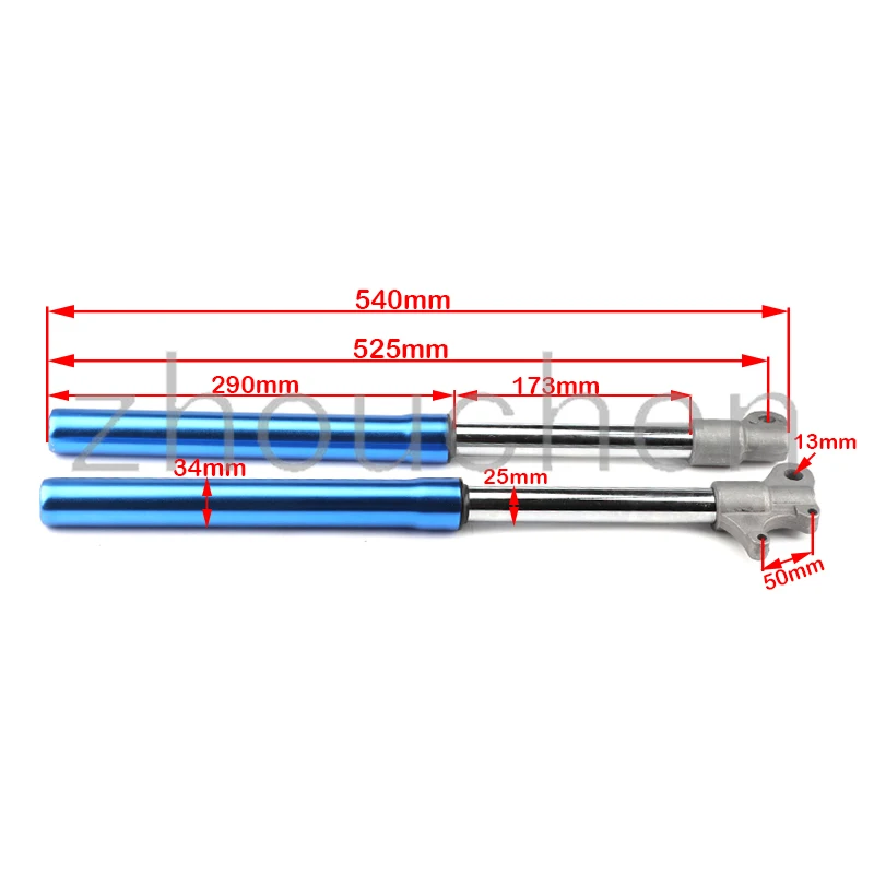 Kit de suspensión montado en motocicleta
