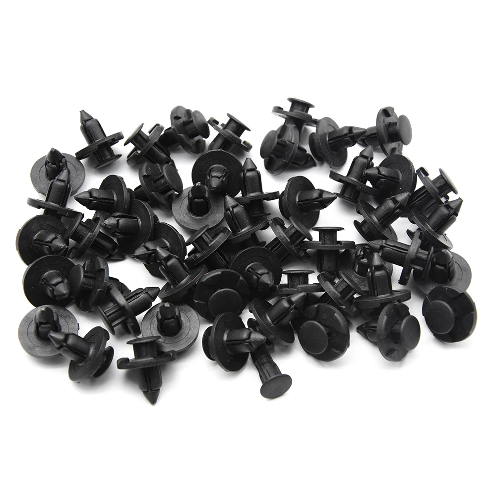 Clip sujetador parachoques 8mm empuje para Nissan – motor y puerta - imagen 4