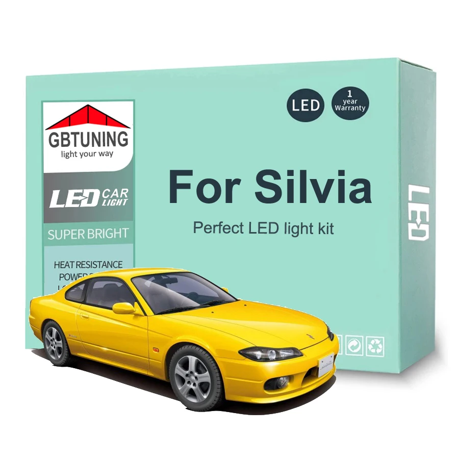 Bombillas LED interior Canbus - Nissan Silvia S13/S14/S15 (1988-2003)