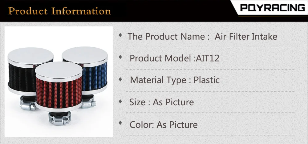 Filtro universal PQY con forma compacta