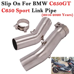 Tubo escape deslizante para BMW C600 C650 Sport y C650GT 51mm